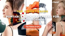 Don't Buy Portable Neck Massagers For Office Workers Before Watching This! - Wireless Bionic Finger Neck Shoulder Massag...