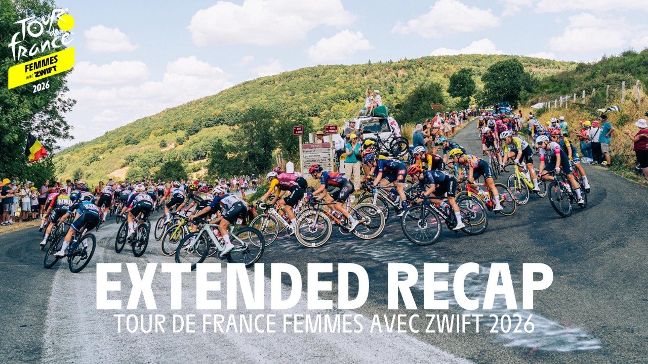 Highlights Tour de France Femmes avec Zwift 2026