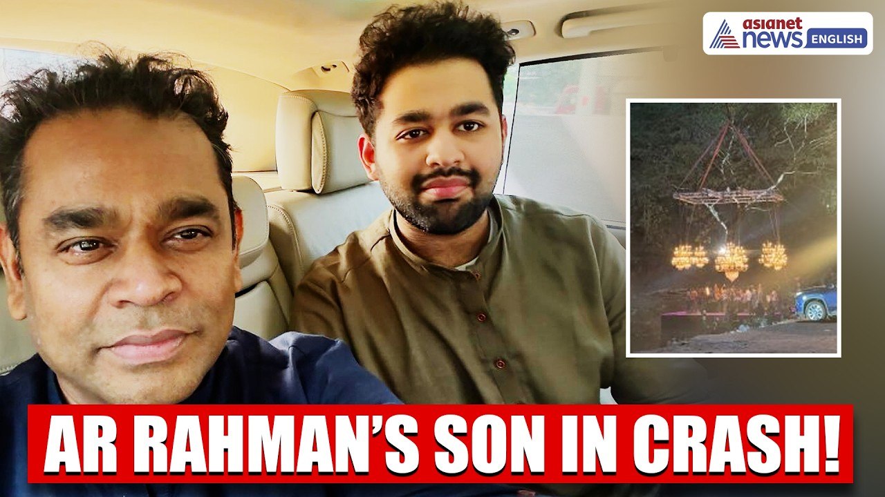 AR Rahman’s Son AR Ameen Meets With Car Accident in Chennai | Full Story