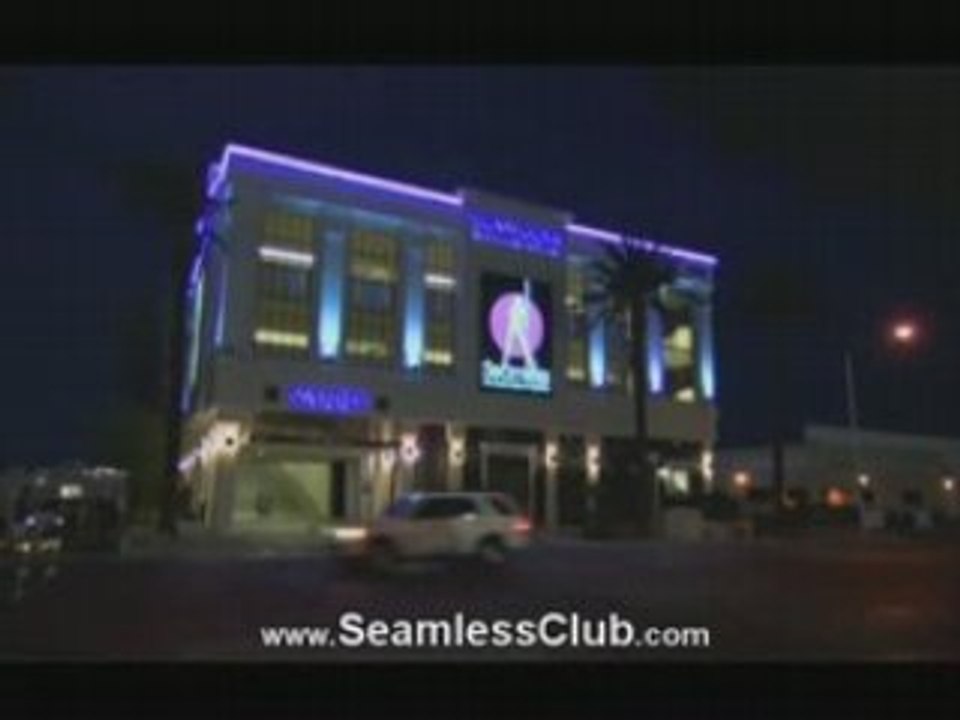 Brunette Las Vegas Stripper on Stage at Gentlemen's Club
