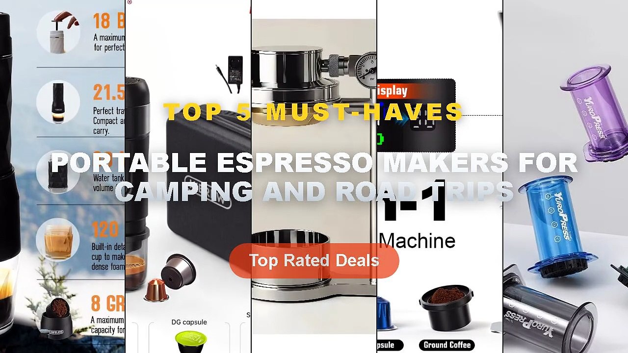 Ultimate Guide to the Best Portable Espresso Makers For Camping And Road Trips