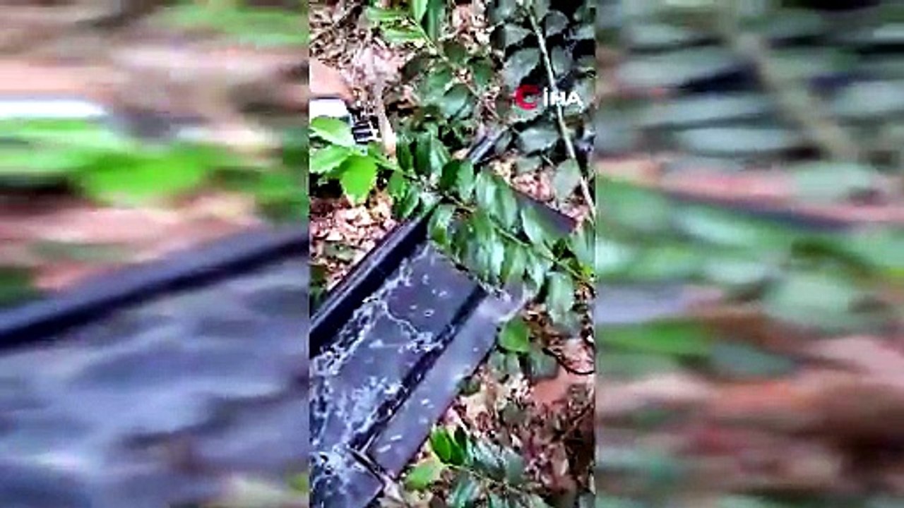 Ormanlık alanda İHA parçaları bulundu