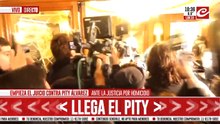 Pity Álvarez en el banquillo: así llegaba a los tribunales porteños