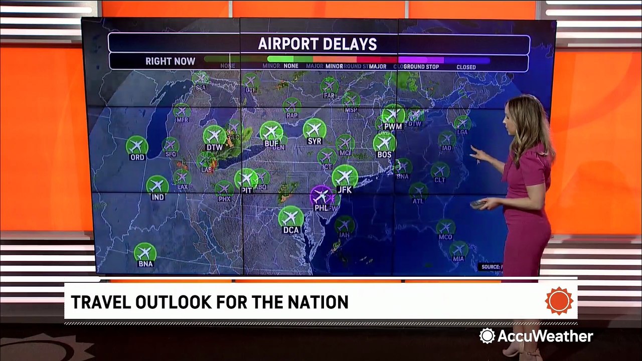 Here's your travel forecast for Aug. 10
