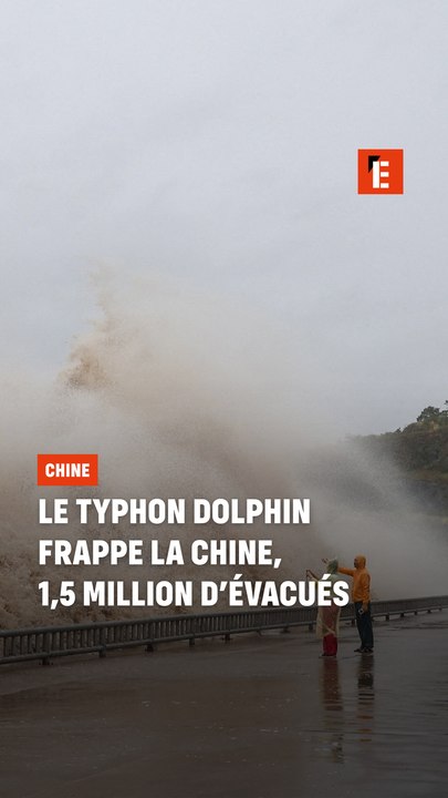 Le typhon Dolphin frappe la Chine, 1,5 million d'évacués