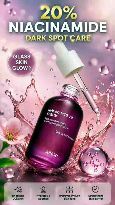 JUMISO 20% Niacinamide Serum – Dark Spot Correcting & Glass Skin Care