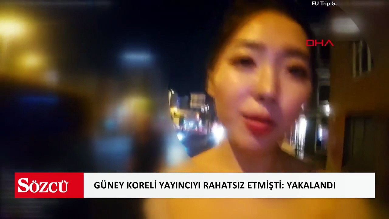 Beyoğlu'nda Güney Koreli yayıncıyı davranışlarıyla rahatsız eden şüpheli yakalandı