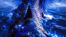Riding the Cosmic Tide: A Child & the Sapphire Whale | Epic AI Fantasy