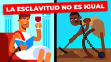 ¿Qué diferencia había entre la esclavitud en Roma y la de Estados Unidos?