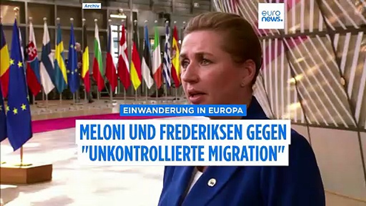 Meloni und frederiksen fordern gemeinsam: "keine unkontrollierte zuwanderung"