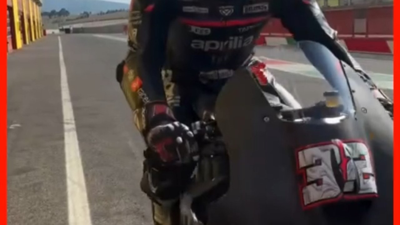 All new Aprilia RSGP 2027 850cc at summerbreak 2026 Mugello test