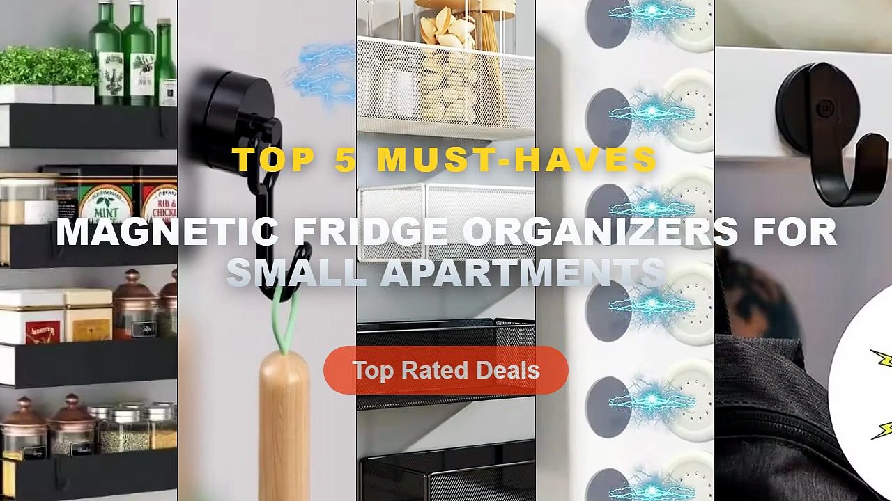 Why Everyone Is Buying Magnetic Fridge Organizers For Small Apartments - Heavy Duty Strong Magnetic Towel Hook Bathroom ...