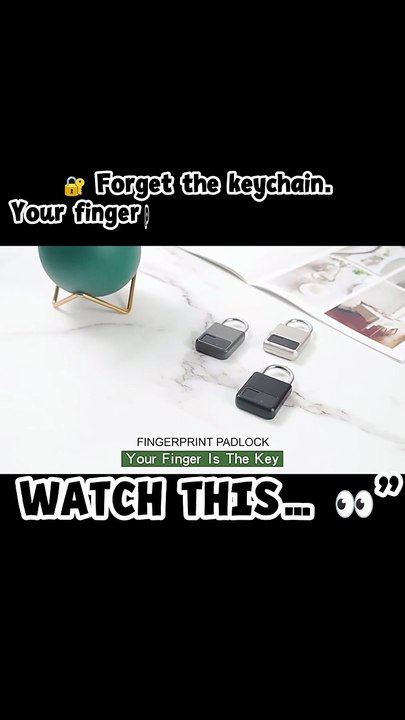 🔐 Forget the keychain. Your fingerprint can be your key.