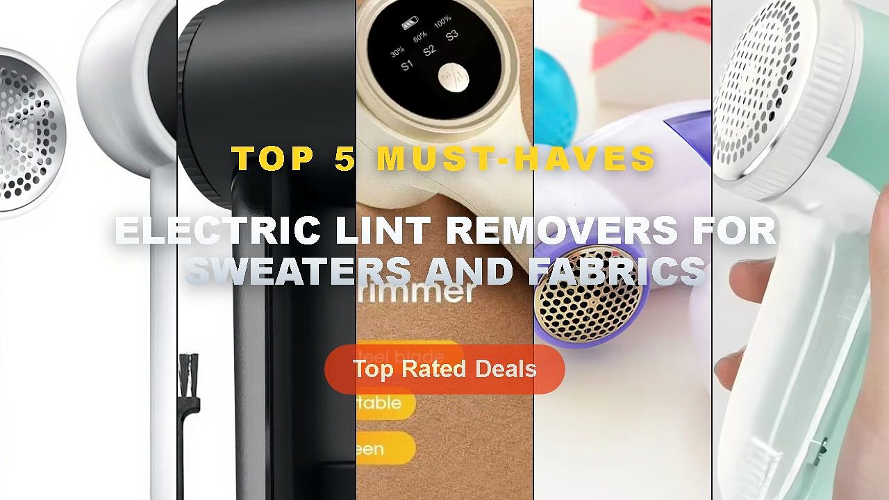 Top 5 Best Electric Lint Removers For Sweaters...