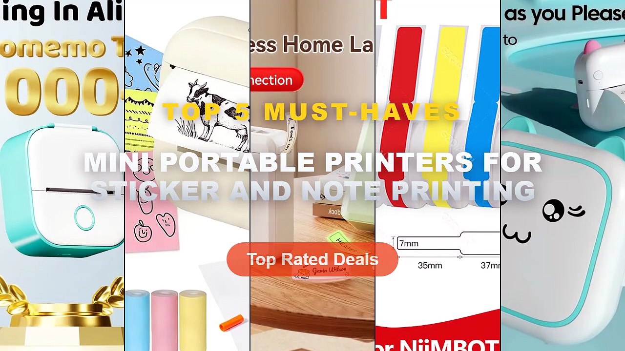 Cheap & Best Mini Portable Printers For Sticker And Note Printing ...
