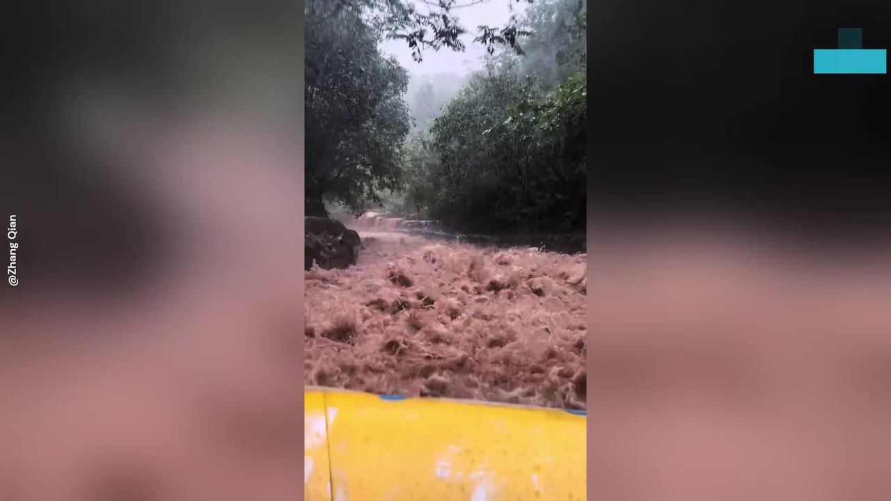 Rafters Swept Into Violent Mudslide During Terr...