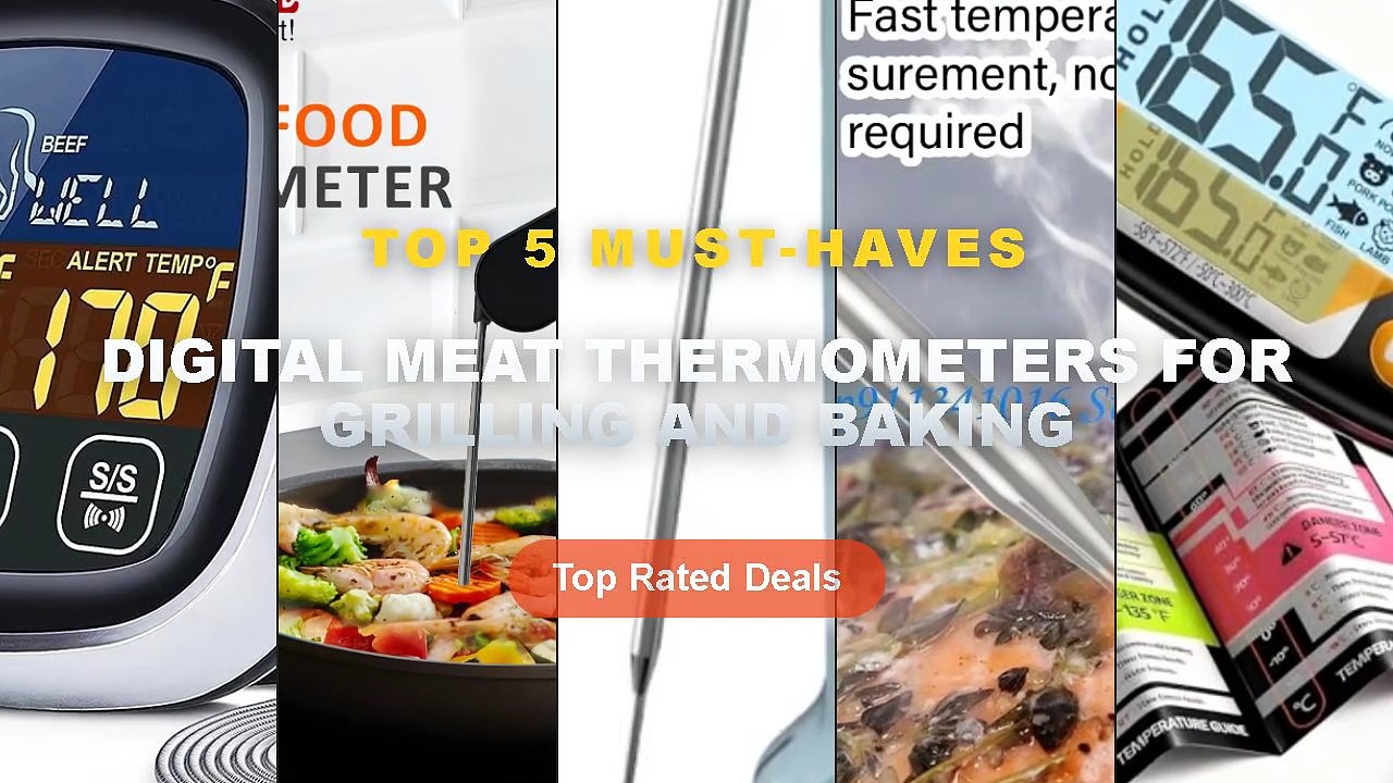 Cheap & Best Digital Meat Thermometers For Gril...
