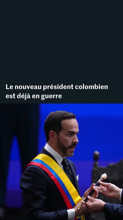 Colombie : le président déjà en guerre deux jours après son investiture