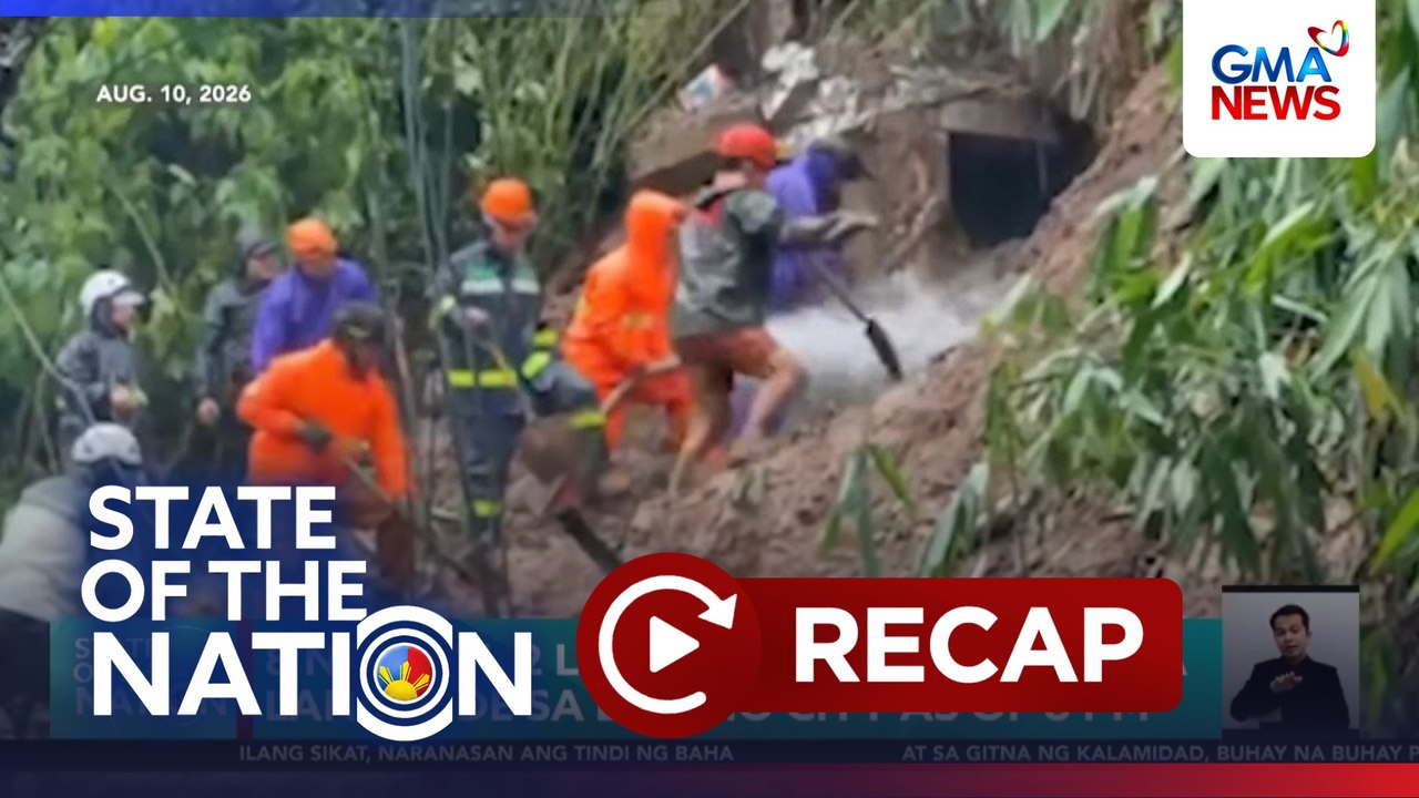 State of the Nation: (Part 1) State of the Nation RECAP: Hagupit ng habagat | Baguio landslide