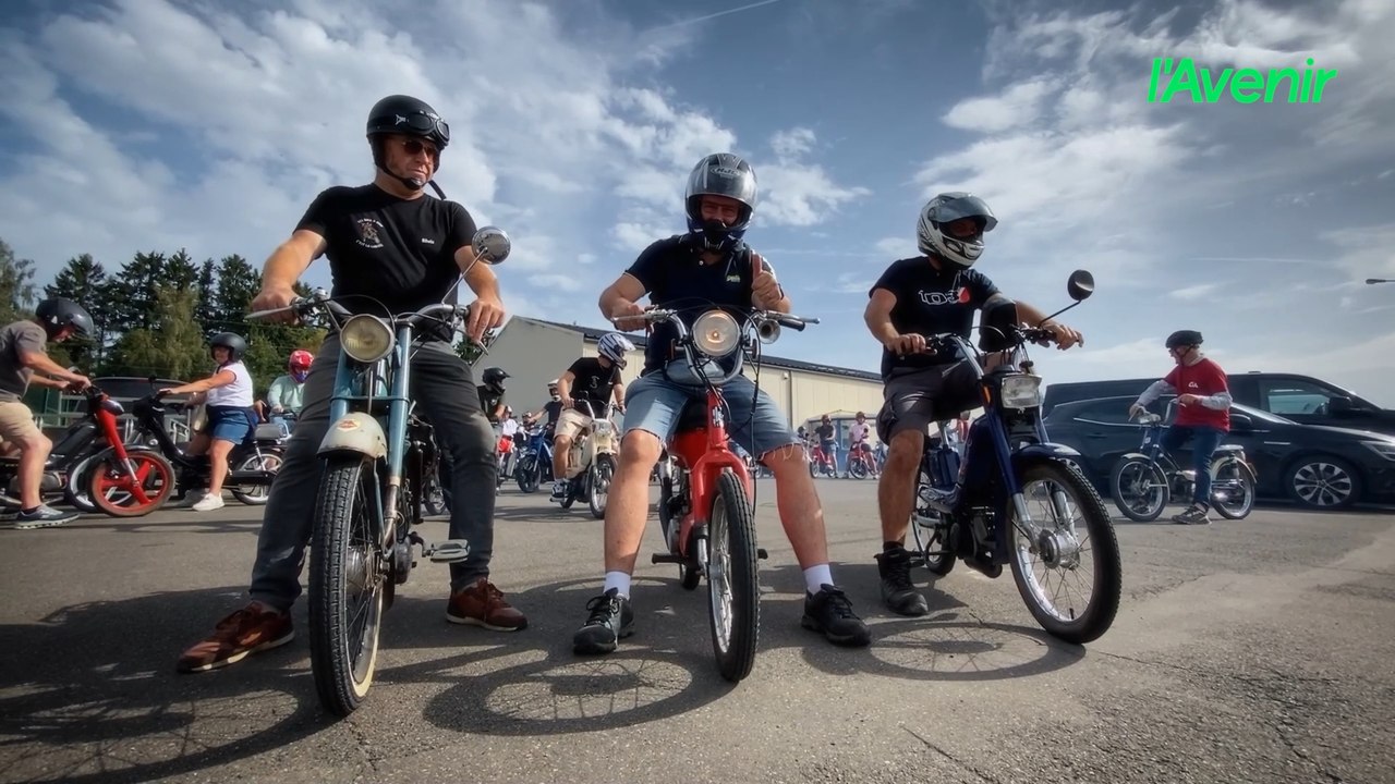 À Houdemont, la passion des mobylettes se partage entre générations