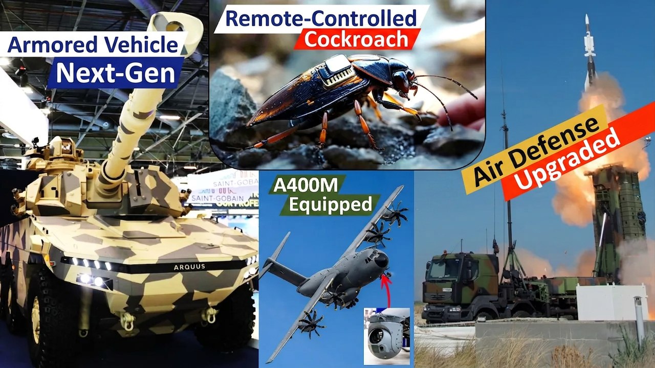 Missile Defense, Smart Cockroach, Next-Gen A400M & Upgraded Armored Vehicles: Eurosatory Highlights!