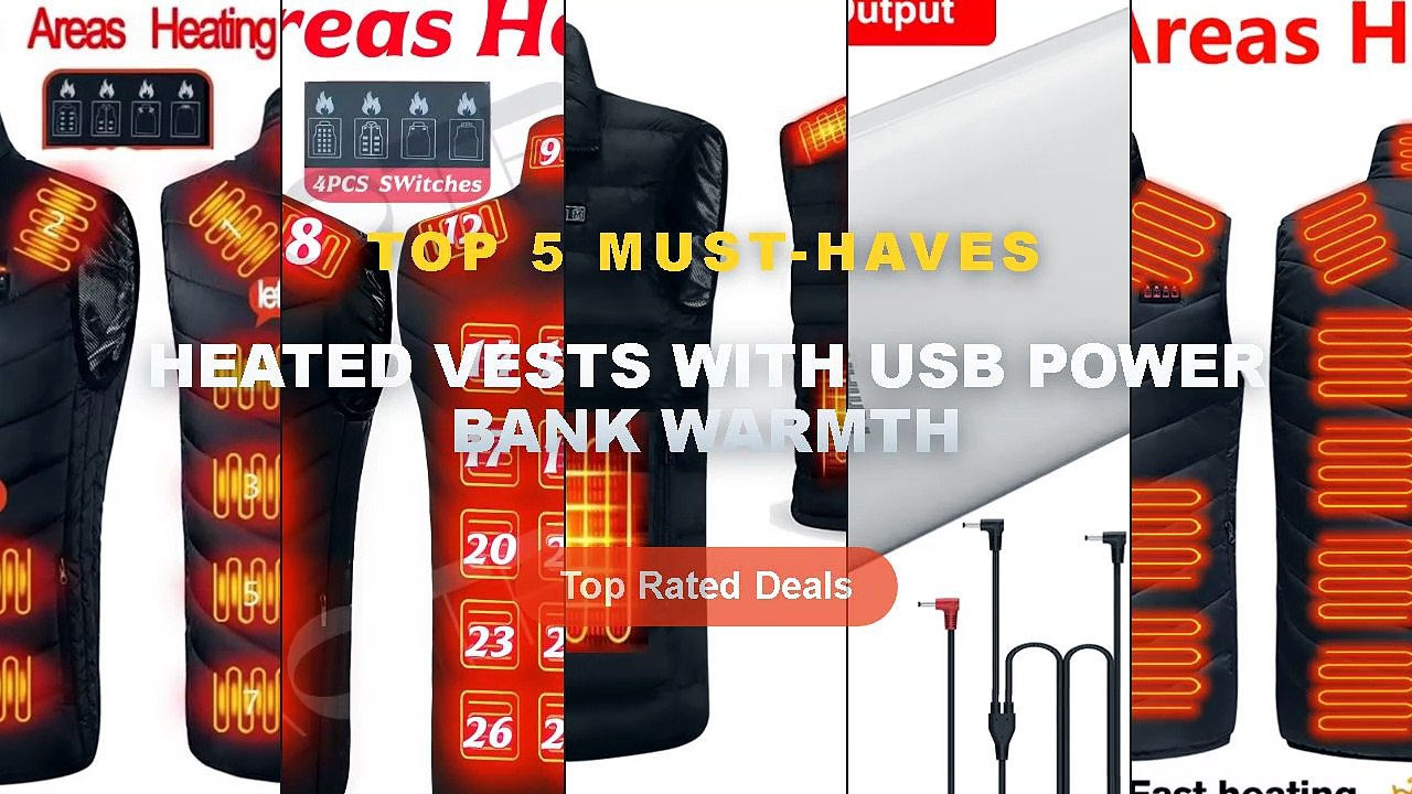 Amazing Heated Vests With USB Power Bank Warmth You Need To See