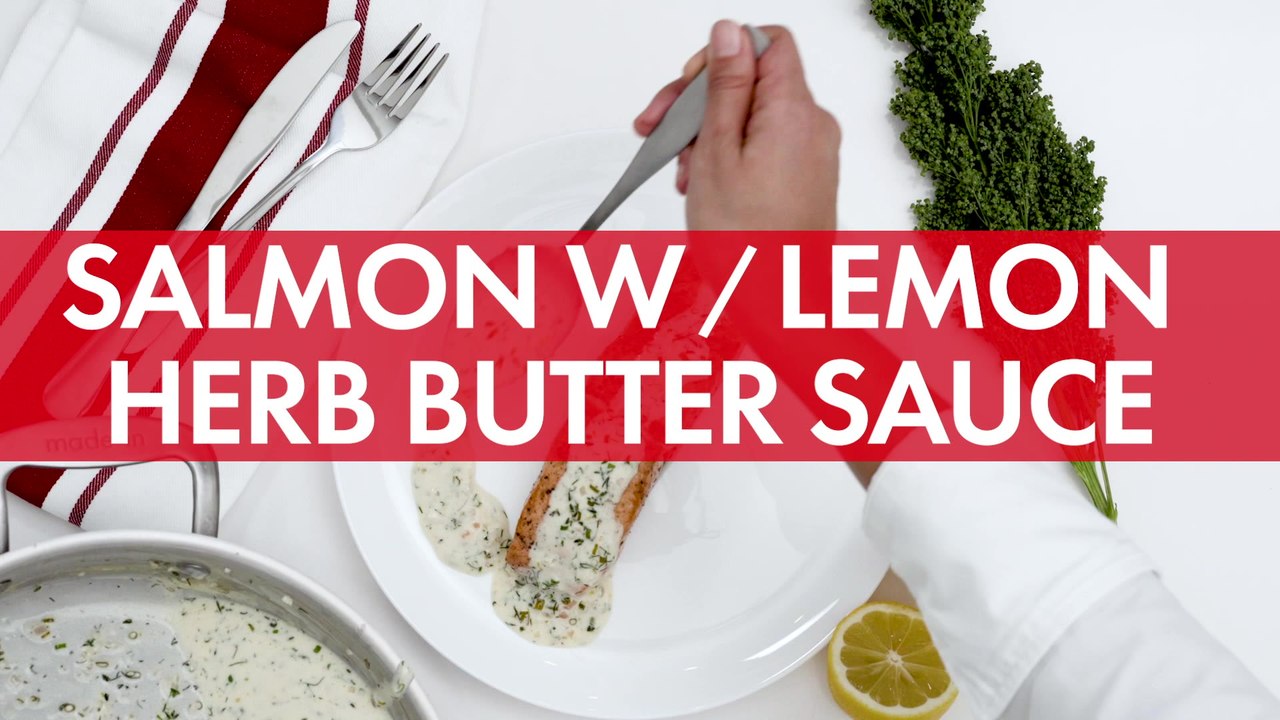 How to make Pan Seared Salmon w/ Lemon Herb But...