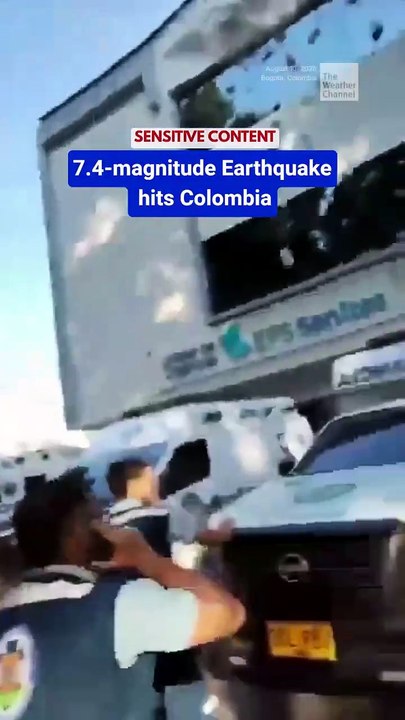 The 7.4-magnitude earthquake that struck Colombia
