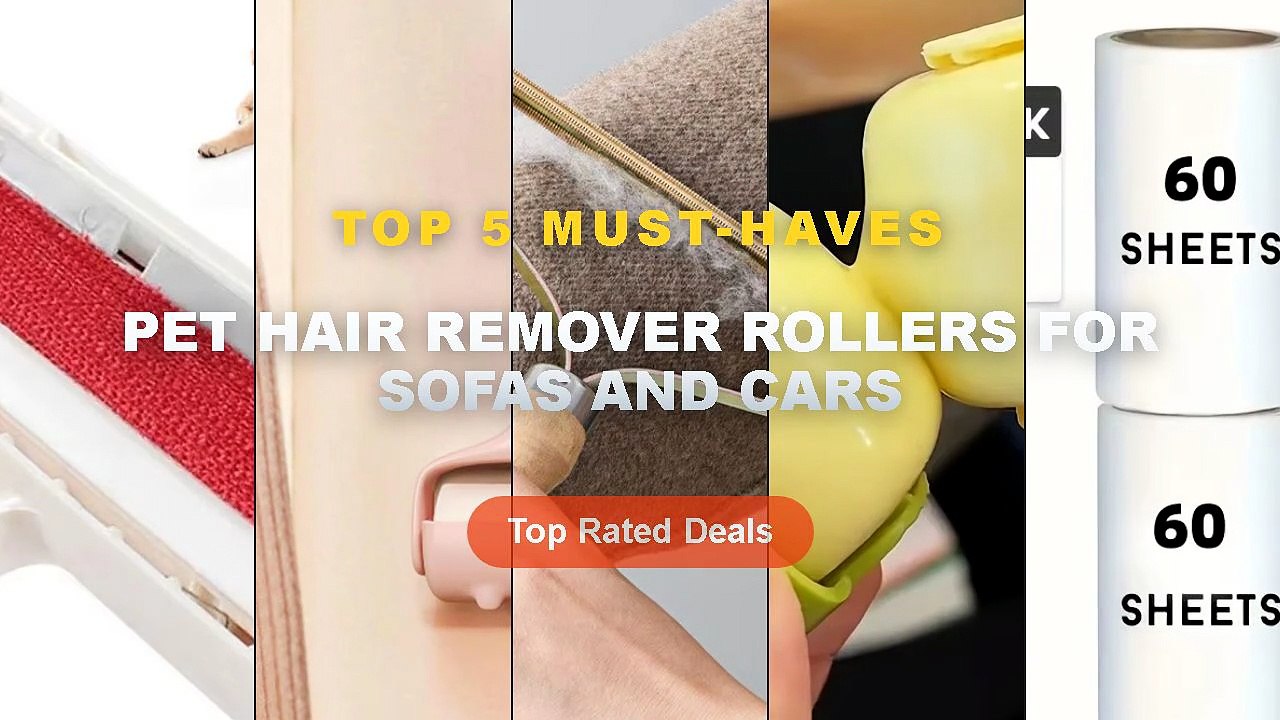 Don't Buy Pet Hair Remover Rollers For Sofas And Cars Before Watching This! - Pet Hair Remover Portable Lint Remover Pet...