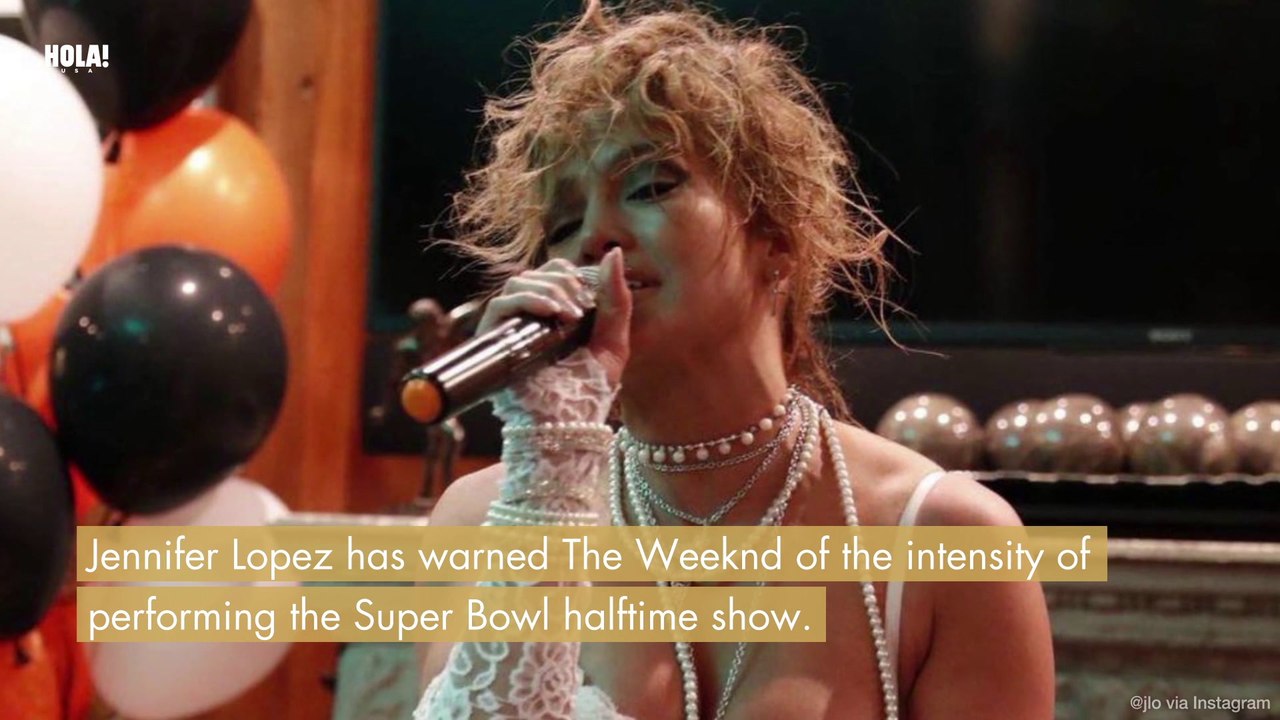 Jennifer Lopez shares her Super Bowl experience