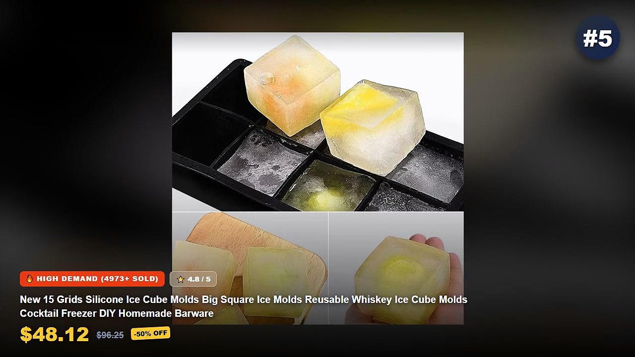 Cheap & Best Silicone Ice Molds For Whiskey And...