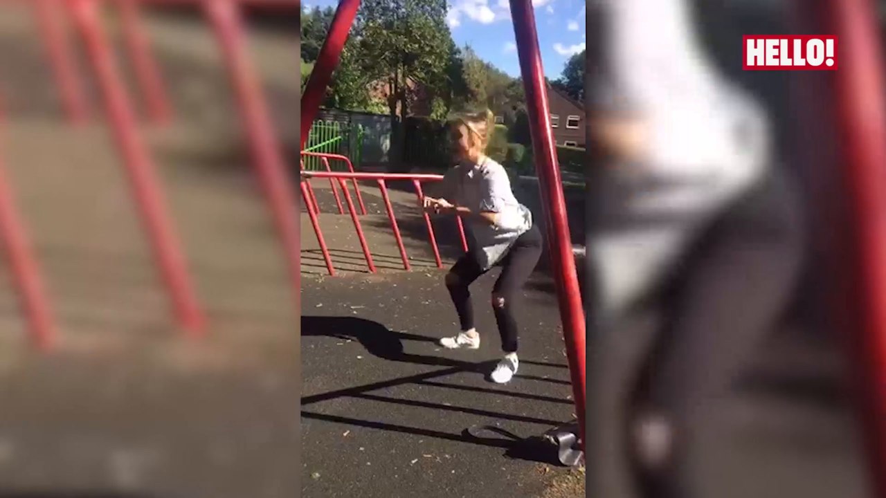Cath Tyldesley's exercise routine with son Alfie