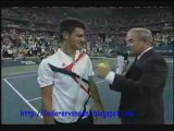 djokovic imitates Sharapova and Nadal
