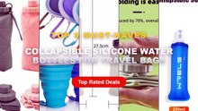 Ultimate Guide to the Best Collapsible Silicone Water Bottles For Travel Bags - WRELS Soft Folding Water Bottle Collapsi...