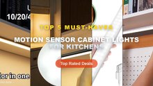 Cheap & Best Motion Sensor Cabinet Lights For Kitchens Unboxing & Review - 10/20/30/40/50cm 3 in 1 Under Cabinet Lights ...