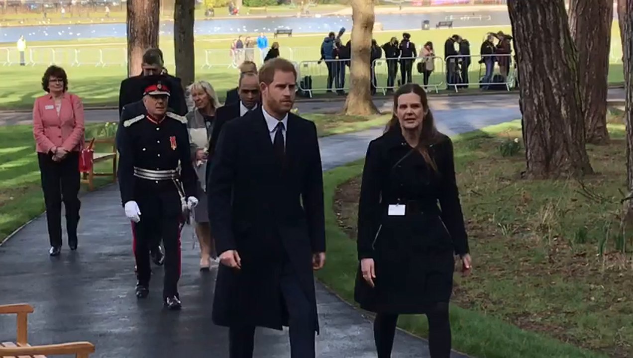 Prince Harry in Birmingham