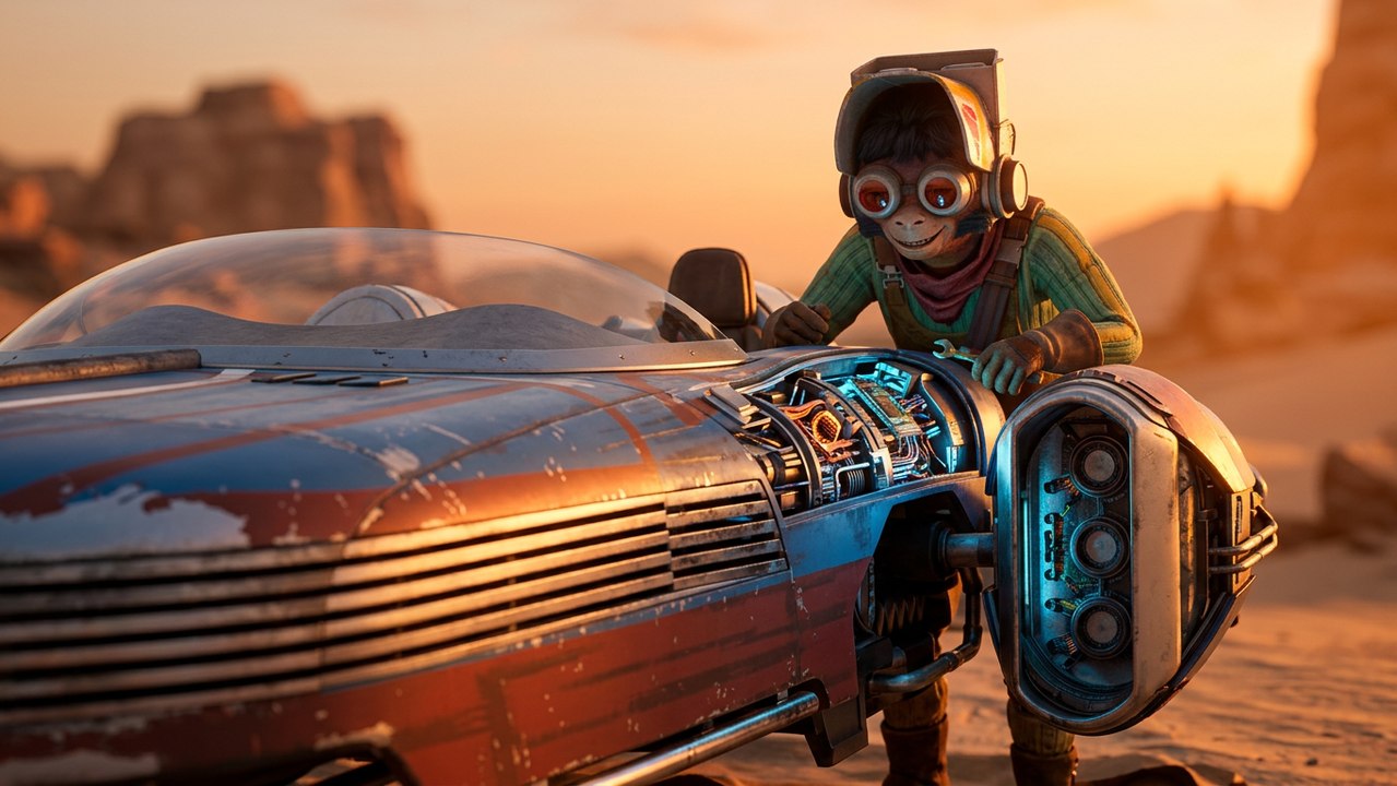 STAR WARS: Galactic Racer - Official Episode 1: Landspeeders | Under the Hood with Hibi