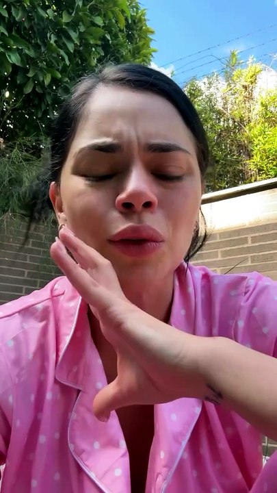 Natalia Segura preocupada por su hijo durante e...