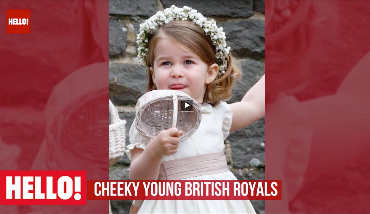 Cheeky young British royals