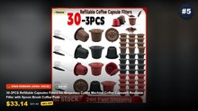 Amazing Reusable Coffee Capsules For Espresso Machines You Need To See - ICafilas STAINLESS STEEL Metal Compatible for i...
