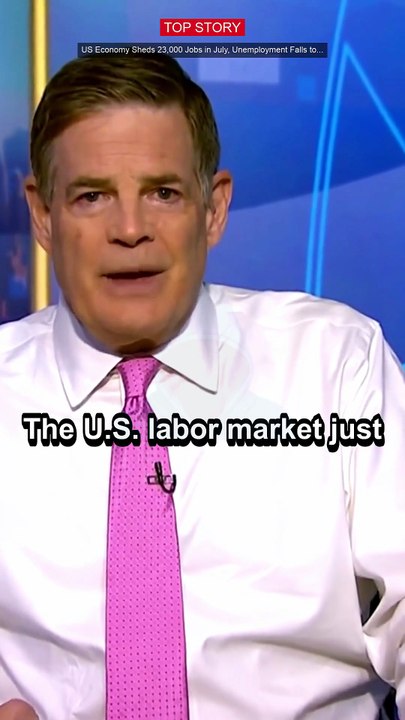US Economy Sheds 23,000 Jobs in July, Unemploym...