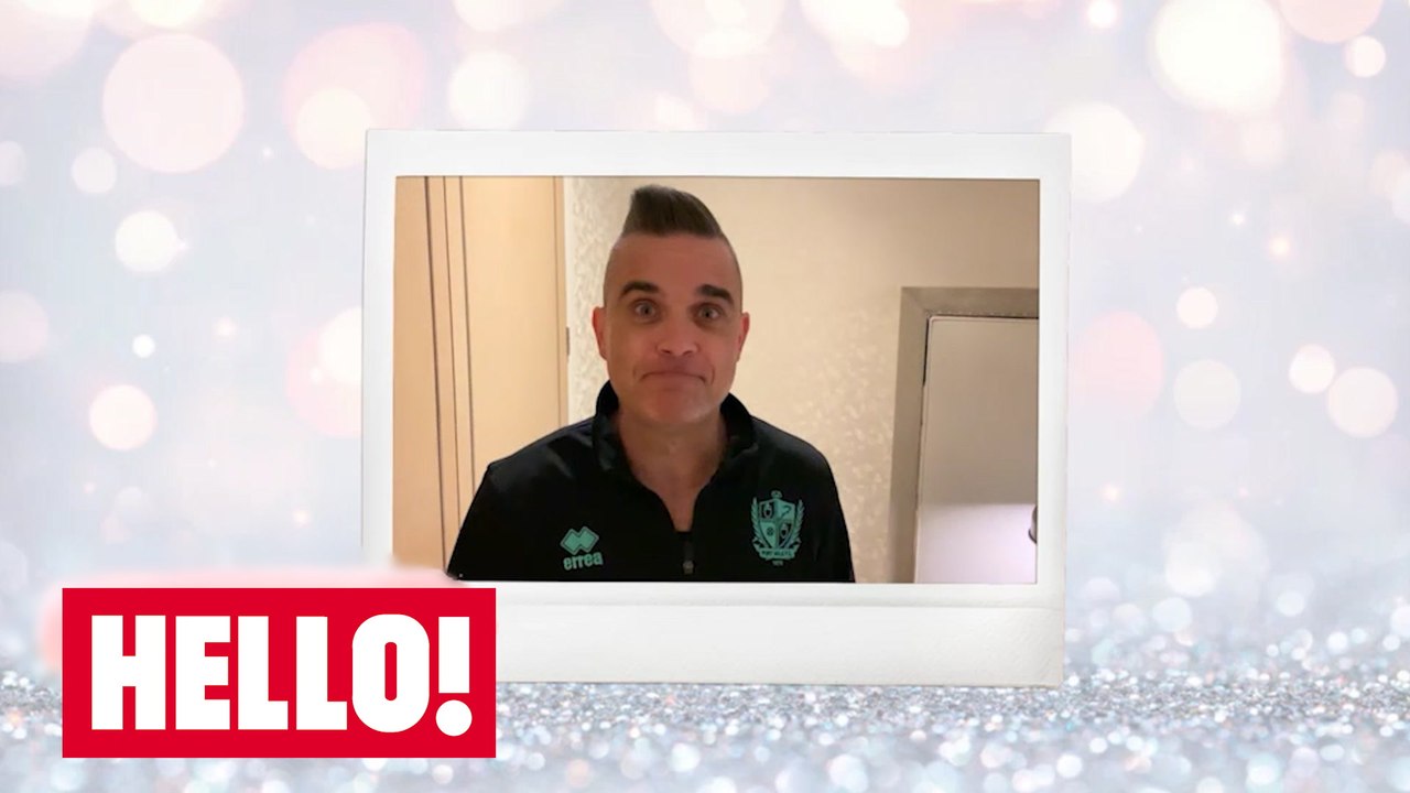 EMBARGO'D TIL SUNDAY Robbie Wiliams Wishes Ryan...