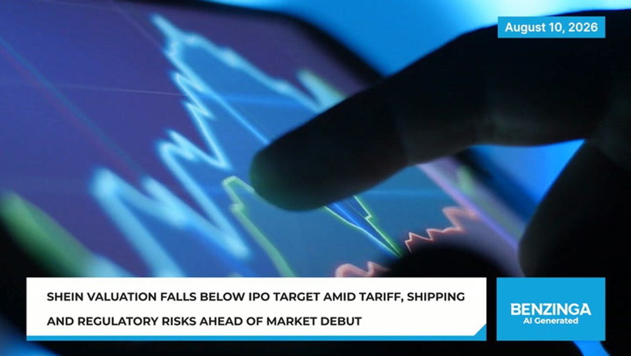 Shein Valuation Falls Short