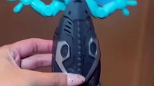 Remote Control Wall-Climbing Robot Chameleon Toy | LED Eyes, USB Rechargeable | Fun Cat & Pet Interactive Toy