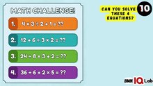 #MostPeopleFail 😈💯 Can You Solve These 4 Equations? 🔢