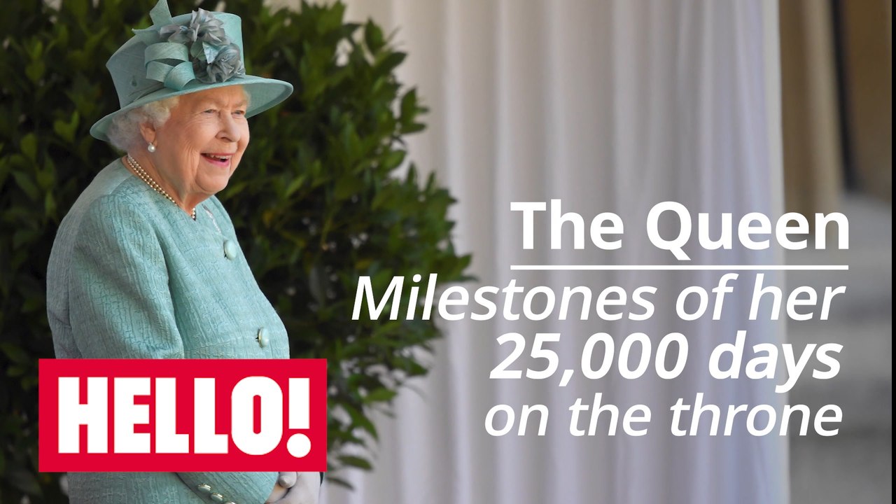 Milestones and events of the Queen's 25,000-day...