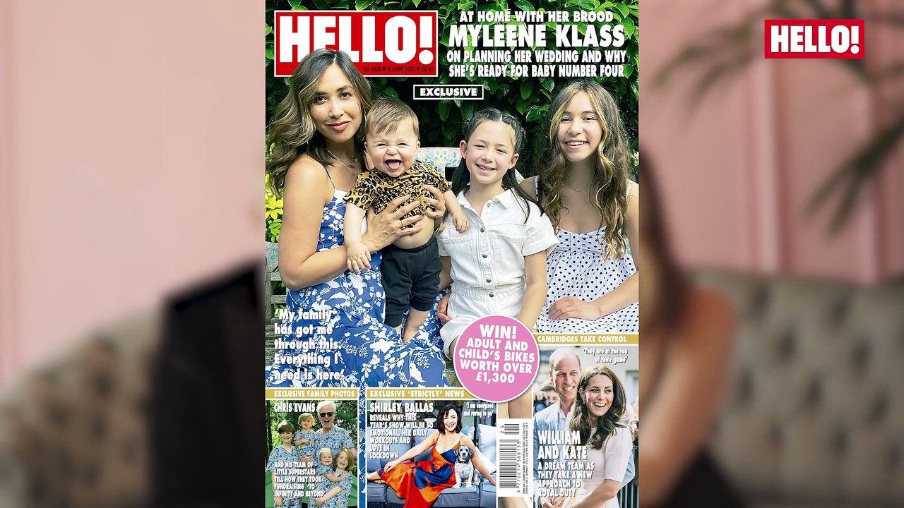 Myleene Klass and Simon Motson play Celeb Camera Roll
