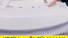 30 Tavan Döşemesinin Kumaşı Yapıştı Kesimi Yapılıyor SunRoof Cam Tavan Döşemesi Bülent Usta Tel 🢃