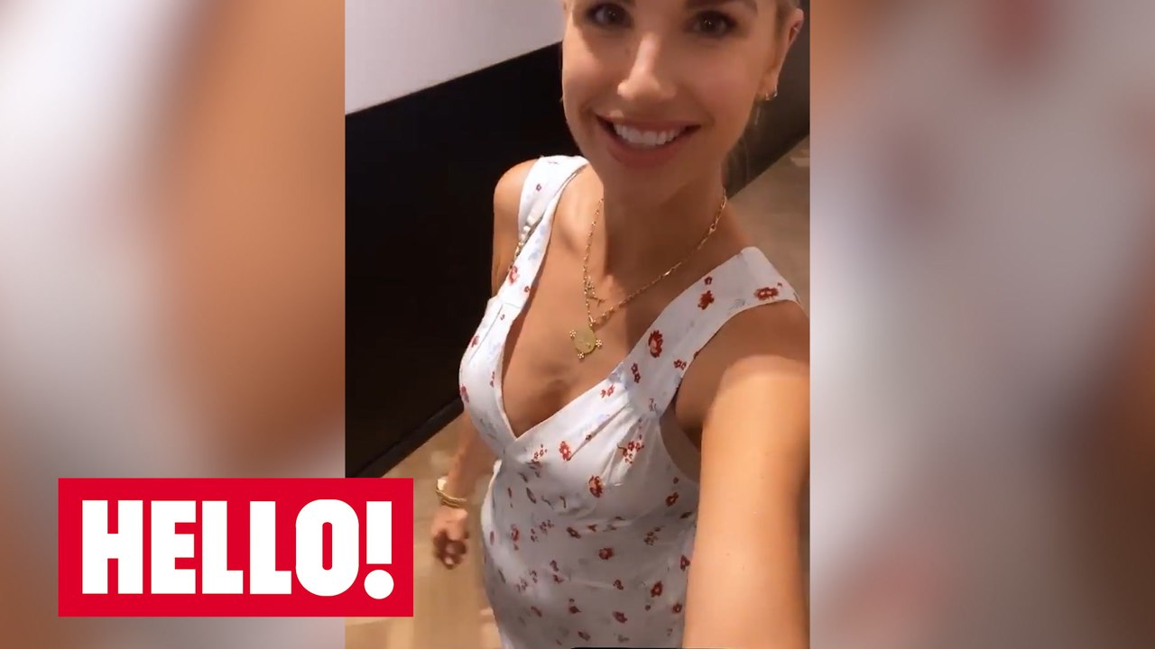 Vogue Williams shows off her stunning date night dress