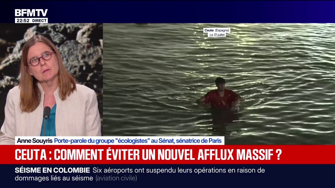 Ceuta: "Cette crise est fabriquée de toutes pièces, c'est un scandale complet", assure Anne Souyris, porte-parole du groupe "écologistes" au Sénat